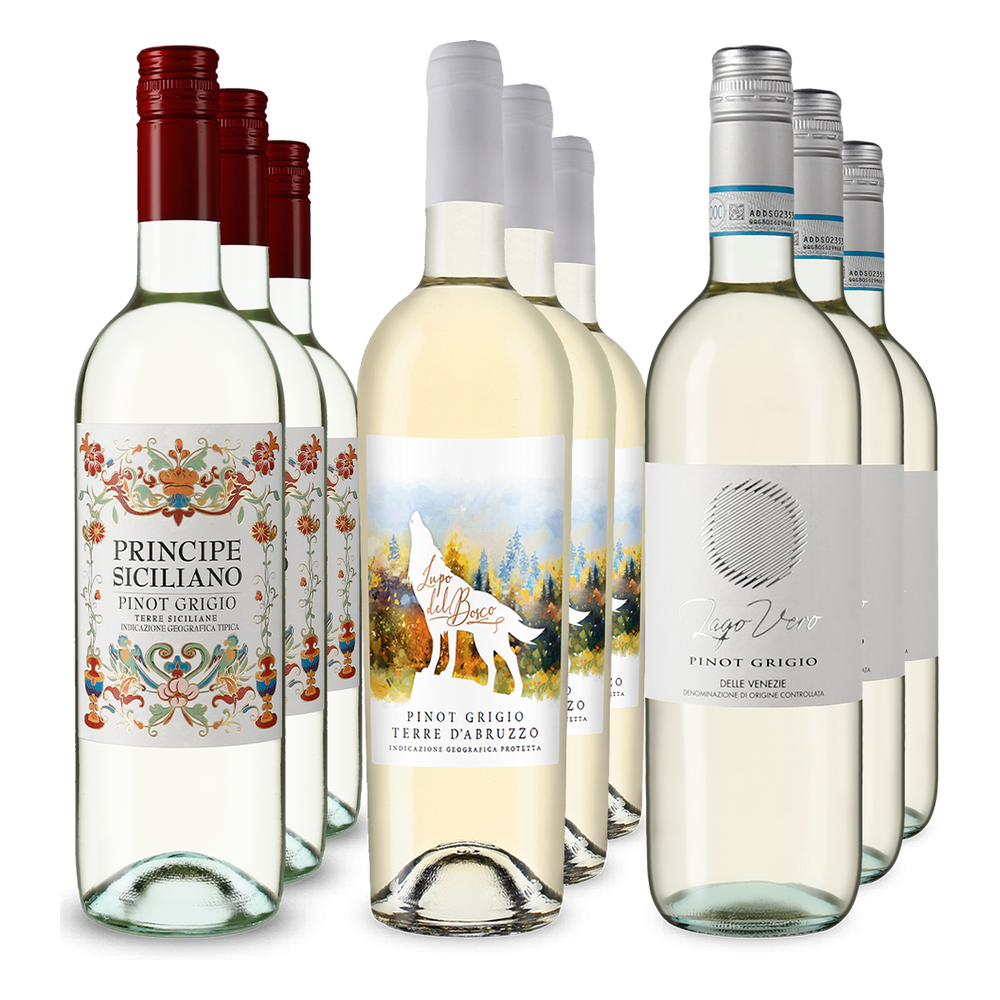 3x3 Voyage en Pinot Grigio à travers trois régions