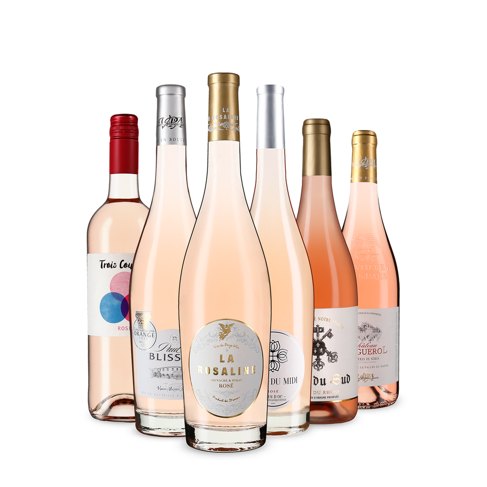 6x1 Sélection estivale de rosés français