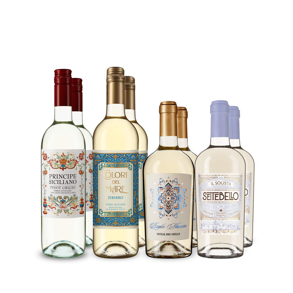 4x2 Plaisir des vins blancs de Sicile
