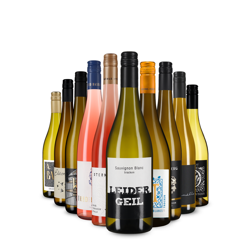10x1 Vins blancs et rosés favoris d'Allemagne