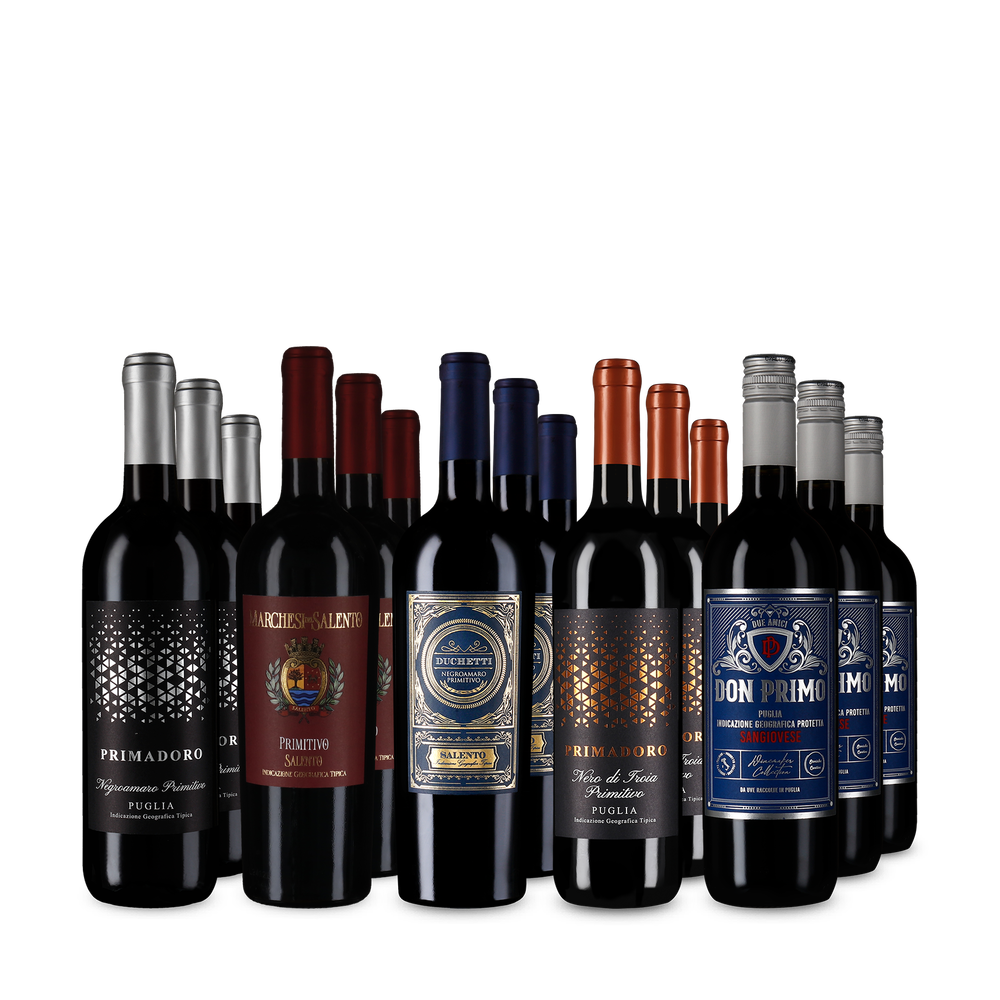 5x3 Primitivo & Co. des Pouilles à prix promotionnel