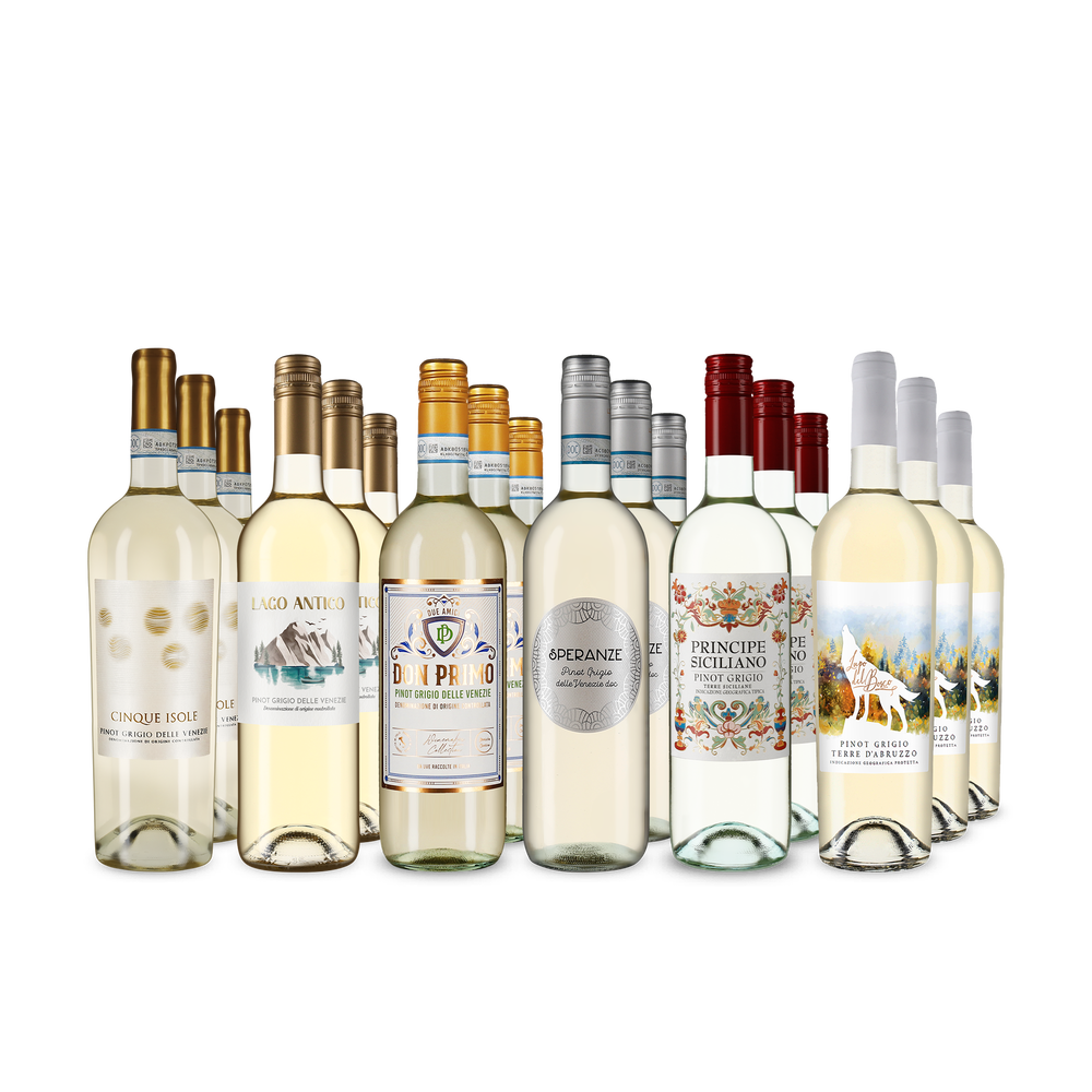 6x3 Délices estivaux de Pinot Grigio en assortiment XXL