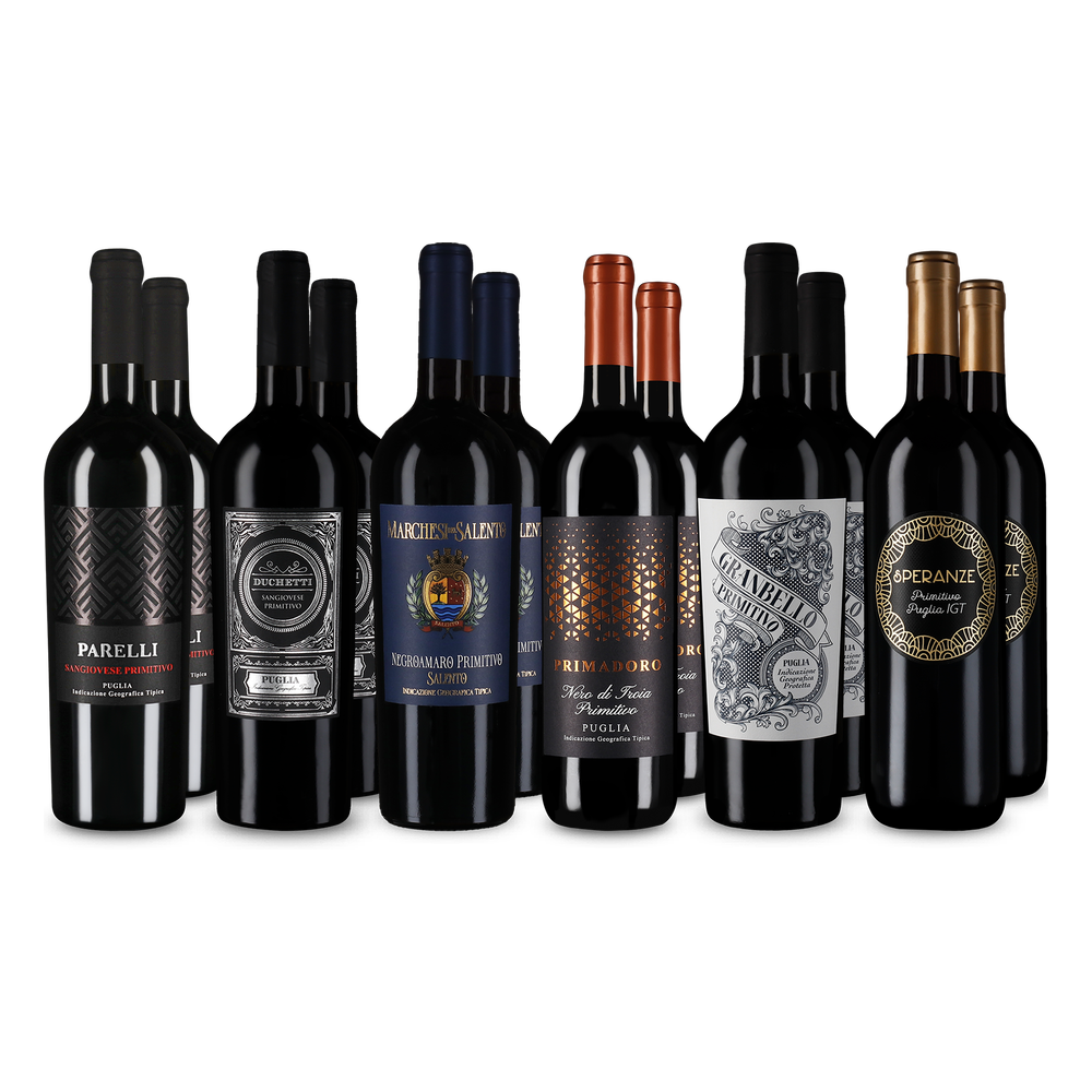 6x2 Primitivo classiques sélectionnés