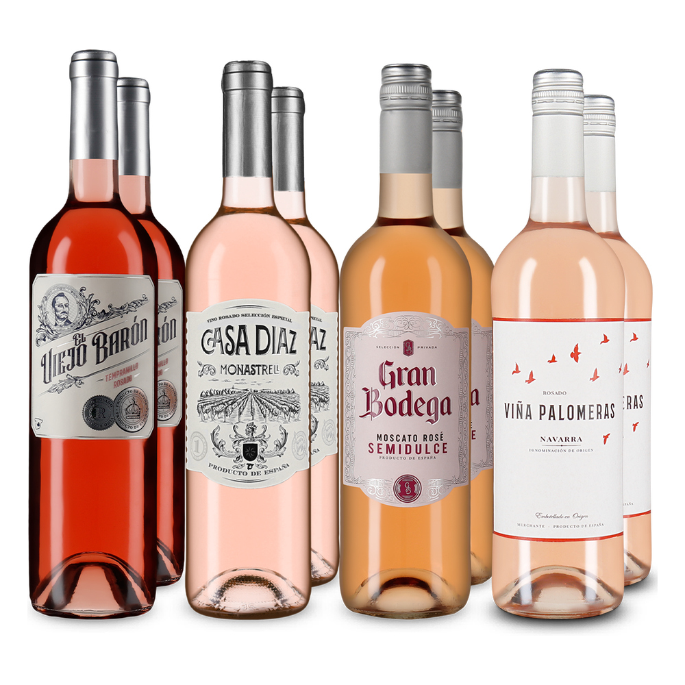 4x2 Rosés espagnols en quatre facettes