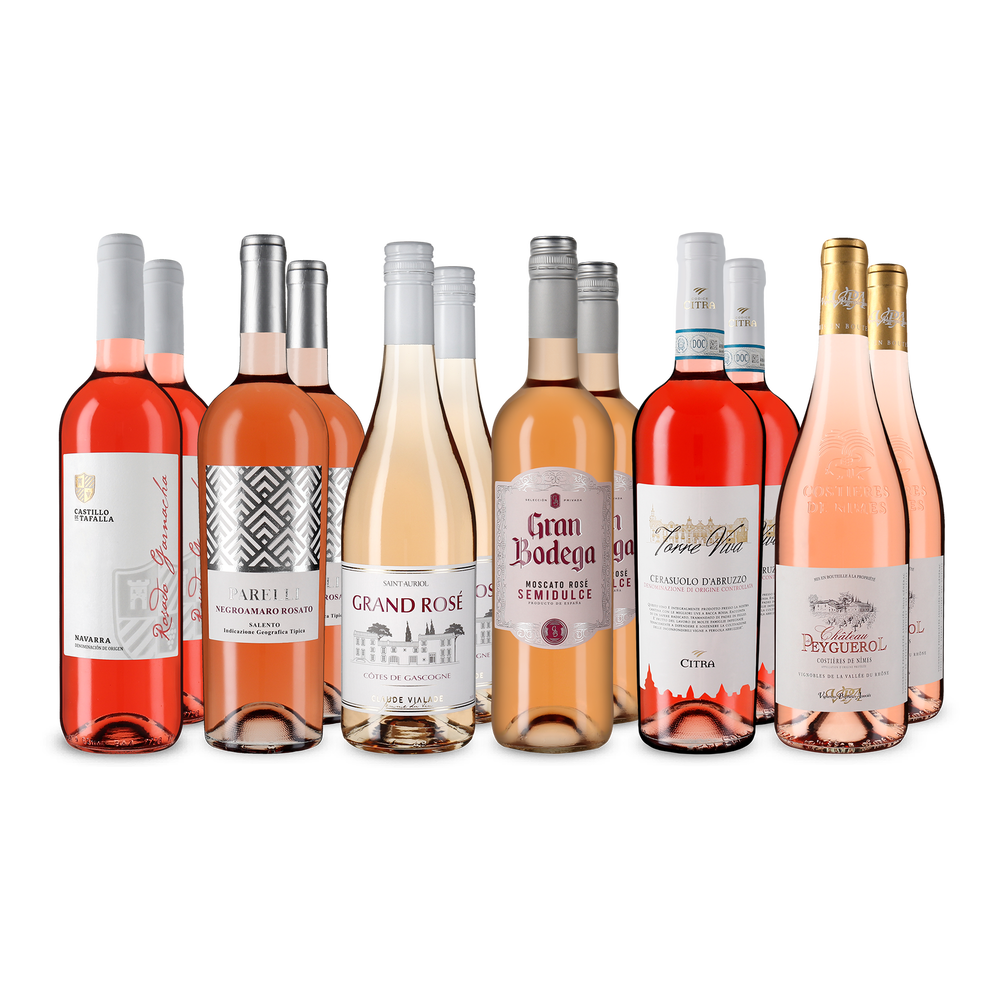 6x2 Diversité de rosés du sud de l'Europe