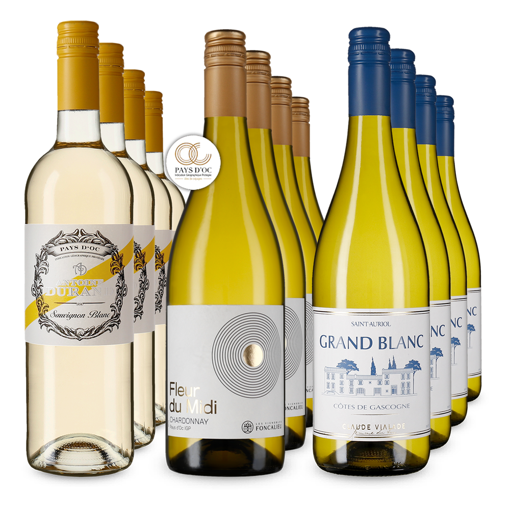 3x4 recommandations de vins blancs de France
