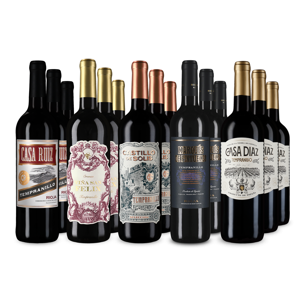 5x3 Tempranillo : classiques du vin rouge espagnol