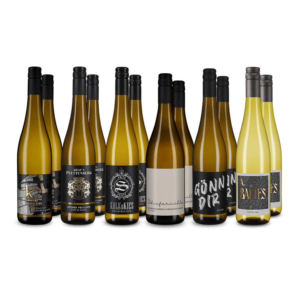 6x2 Sélection de vins blancs allemands en grand format