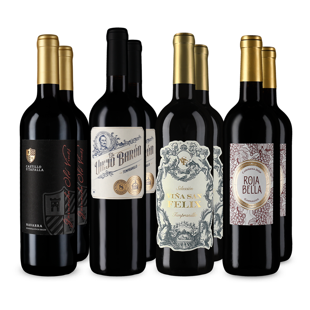 4x2 Sélection de vins rouges d'Espagne