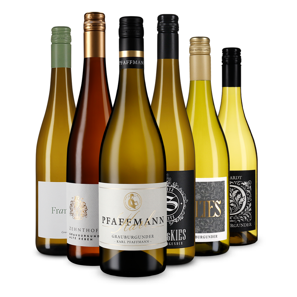 6x1 pinot gris : sélection de qualité d'Allemagne