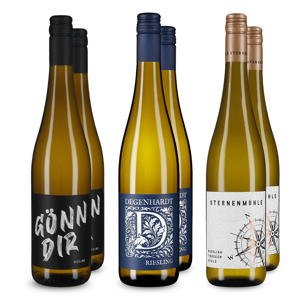 3x2 Riesling favoris du Palatinat