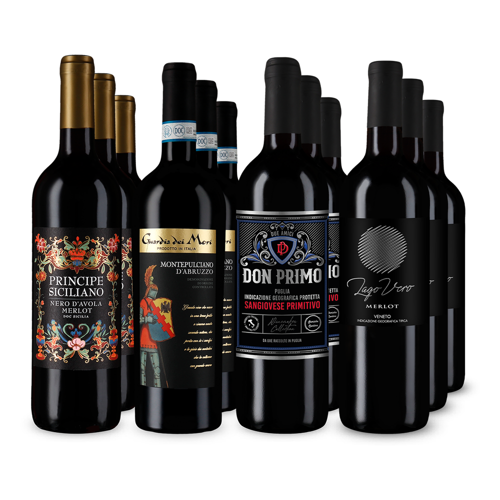 4x3 Vins rouges d'Italie