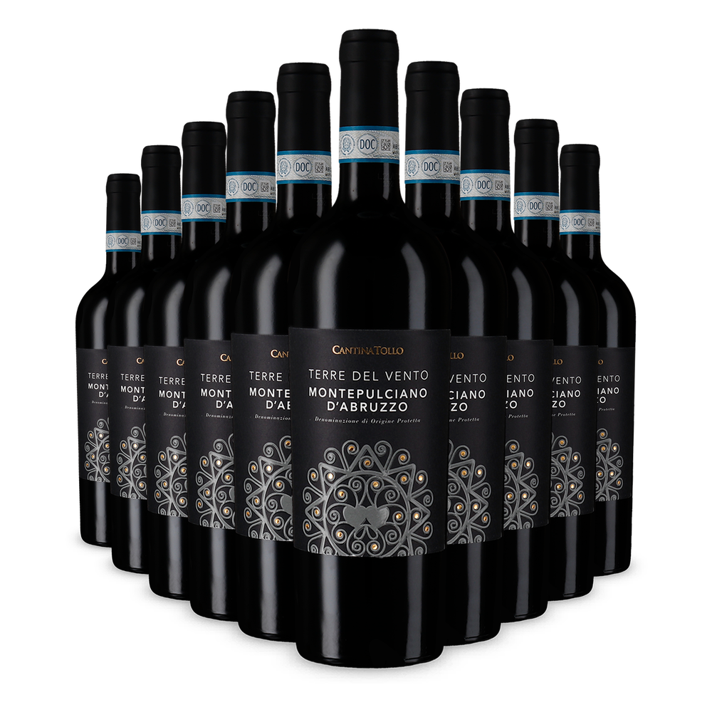 10x Terre del Vento Montepulciano d’Abruzzo 2023