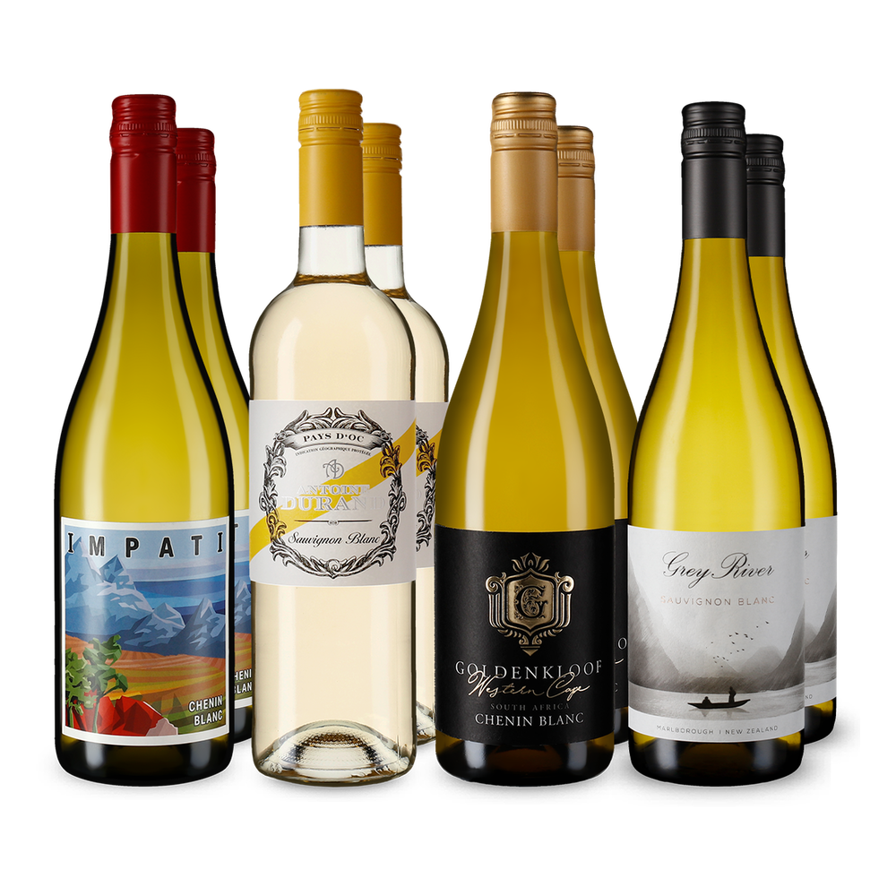 4x2 Chenin et Sauvignon Blanc : vins blancs du monde entier