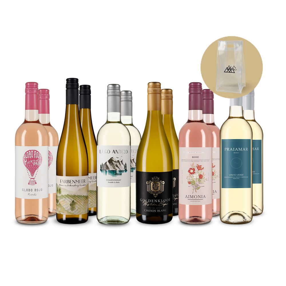 6x2 Blancs et rosés favoris à servir frais + sac rafraîchisseur